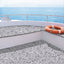 Seamanship EVA Foam Boat Flooring Decking Mat 240x90cm 6mm Snow Camo