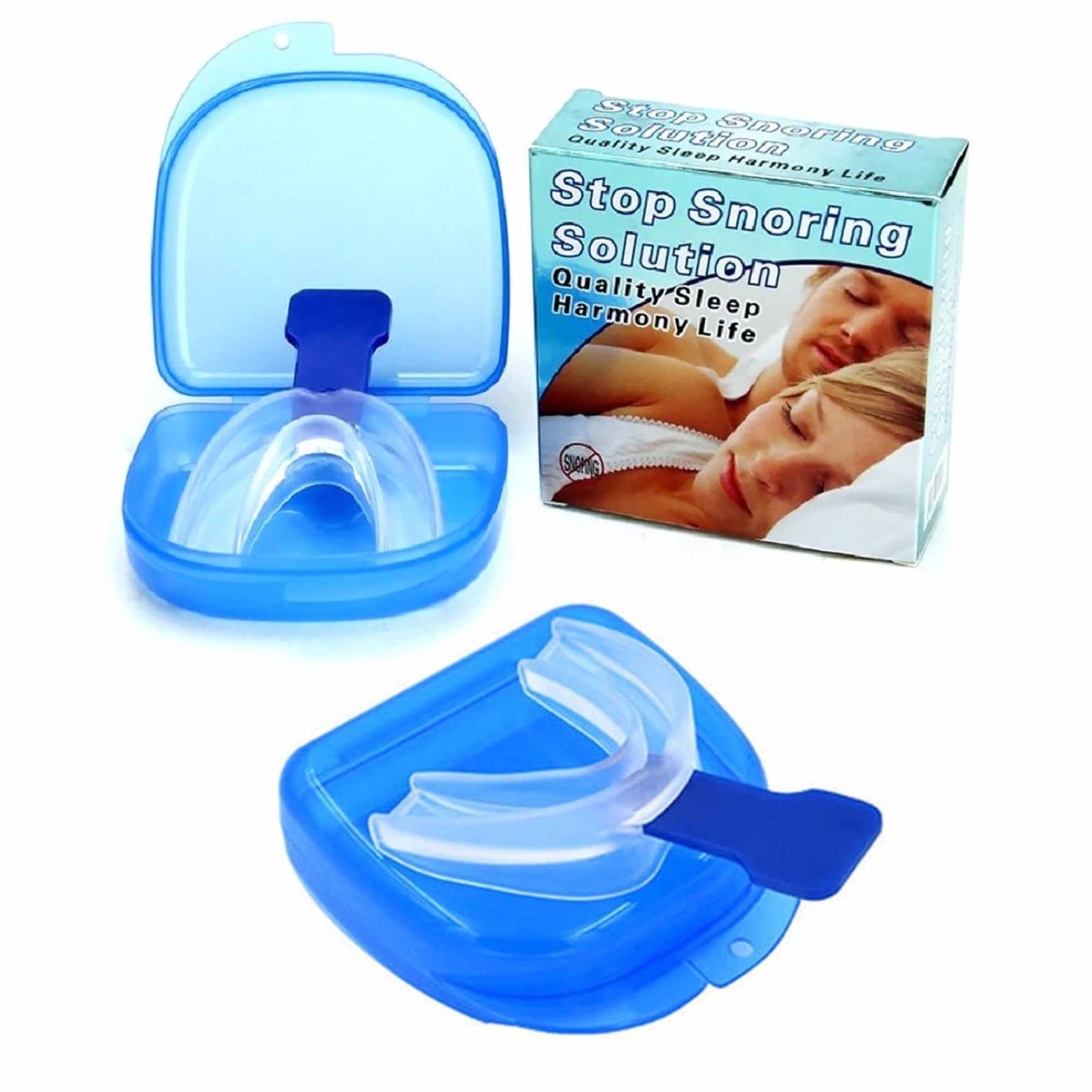 Social Hike 2x Anti Snoring Aid MouthGuard Adjustable for Sleep + Breathing