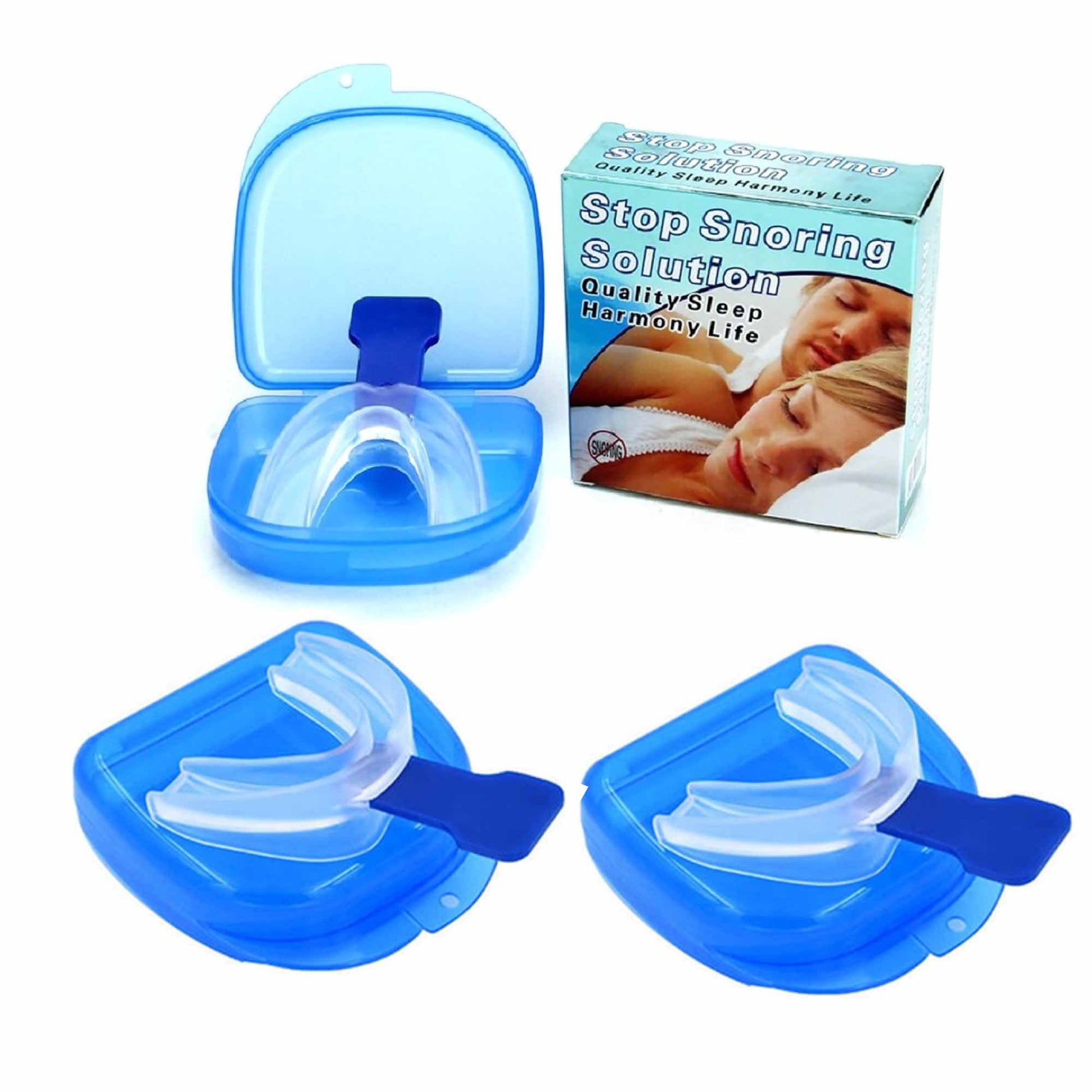 Social Hike 3x Anti Snoring Aid MouthGuard Adjustable for Sleep + Breathing