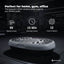 Social Hike 60cm Vibration Plate Machine Full Body Exercise Platform White
