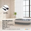 Social Hike 60cm Vibration Plate Machine Full Body Exercise Platform White