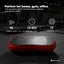 Social Hike 68cm Vibration Plate Machine Full Body Workout Platform Red