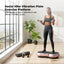 Social Hike 68cm Vibration Plate Machine Full Body Workout Platform Rose