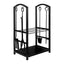Social Hike Firewood Rack Stand and Fireplace Tool Set - Wood Log Holder