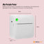 Social Hike Portable Mini Printer White - Inkless Bluetooth Phone Pocket Thermal Printing