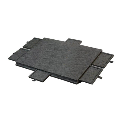 Social Hike Puzzle Board 1000 pcs - Felt Tilt Portable Cover Drawers Grey