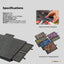 Social Hike Puzzle Board 1000 pcs - Felt Tilting Portable Cover + Drawers Grey