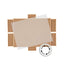 Social Hike Puzzle Board 1500 pcs - Rotating Tabletop with 6 Drawers and Cover