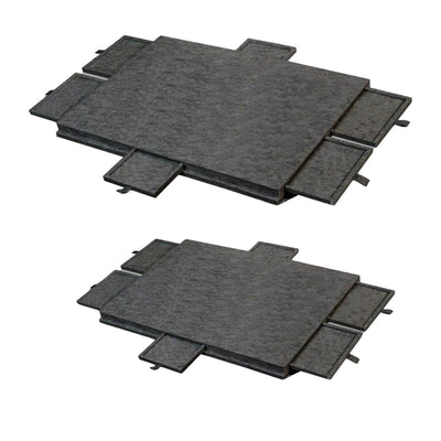 Social Hike Puzzle Board - Felt Tilting Portable Cover + Drawers Grey