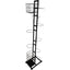 Sports Equipment Storage Rack - Vertical Ball Organiser Basketball Garage Stand
