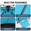 Weisshorn Beach Tent 3-4 Person Pop Up Sun Shade UPF 50 Automatic Outdoor Blue