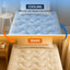 Giselle Bedding Pillowtop Mattress Topper 5cm Reversible Cooling & Soft Coral Fleece Pad for Back Pain Relief, Washable Skin-friendly Bed Protector with 45cm Deep Pocket Single