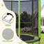 Everfit 6FT Kids Trampoline Round Rebounder with Enclosure Net Green