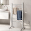 Devanti Electric Heated Towel Rail Rack 6 Bars Freestanding Clothes Dry Warmer