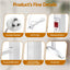 Devanti Electric Heated Towel Rail Rack 6 Bars Freestanding Clothes Dry Warmer