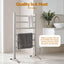 Devanti Electric Heated Towel Rail Rack 6 Bars Freestanding Clothes Dry Warmer