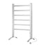 Devanti Electric Heated Towel Rail Rack 6 Bars Freestanding Clothes Dry Warmer