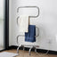 Devanti Electric Heated Towel Rail Rack 5 Bars Freestanding Clothes Dry Warmer