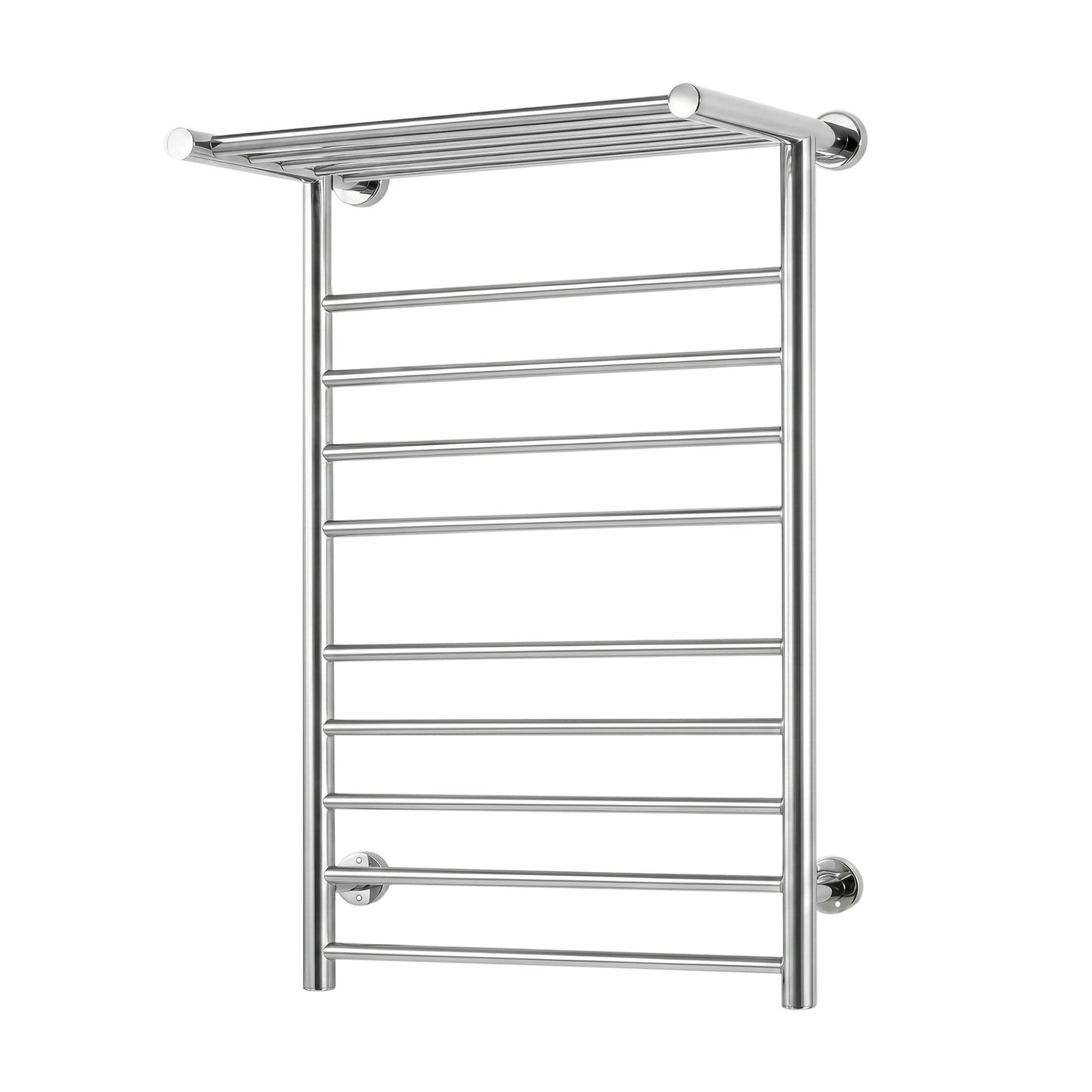 Devanti Electric Heated Towel Rail Rack 14 Bars Wall Mounted Clothes Dry Warmer
