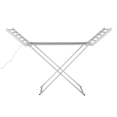 Devanti Electric Heated Towel Rail Rack 18 Bars Freestanding Clothes Dry Warmer