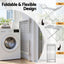 Devanti Electric Heated Towel Rail Rack 18 Bars Freestanding Clothes Dry Warmer