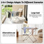 Devanti Electric Heated Towel Rail Rack 18 Bars Freestanding Clothes Dry Warmer