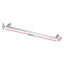 Towel Rail Rack Holder Single 600mm Wall Mounted Stainless Steel Silver