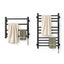 Tatibah Heated Towel Racks - Electric Warming Rails + Timer Matte Black