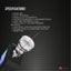Tooleroo 100m Digital Laser Distance Measurer - LCD Area Volume Meter Tool