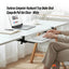 Tooleroo Computer Keyboard Tray Under Desk Clamp On Pull Out 65cm - White