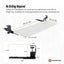 Tooleroo Computer Keyboard Tray Under Desk Clamp On Pull Out 65cm - White