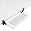 Tooleroo Computer Keyboard Tray Under Desk Clamp On Pull Out 65cm - White