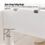 Tooleroo Folding Tray Desk Extender - Clamp-On Table Extension Shelf White