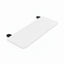 Tooleroo Folding Tray Desk Extender - Clamp-On Table Extension Shelf White