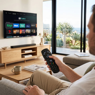 Tooleroo PayTV Remote Control Compatible Foxtel MyStar Sky NZ Black