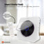Tooleroo Portable CD Player Bluetooth FM Radio USB Rechargeable White