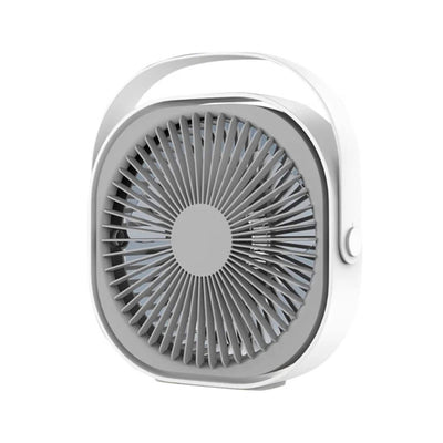 Tooleroo3-Speed USB 20cm Desktop Fan - Quiet Portable Lightweight Rechargeable Cooler