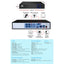 UL-TECH 1080P Security Camera System 4CH DVR with 4 CCTV Square Cameras
