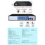 UL-TECH 1080P Security Camera System 8CH DVR with 8 CCTV Dome Cameras