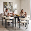 Artiss Dining Chairs Set of 6 Velvet Upholstered Barrel Chairs with Curved Armrests & Back Beige