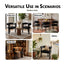 Artiss Dining Chairs Set of 6 Velvet Upholstered Barrel Chairs with Curved Armrests & Back Black