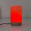 USB Colour Changing Salt Himalayan Lamp - Cylinder Shape Pink Rock LED Light