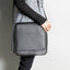Unisex Vky Mateo Leather Messenger Shoulder Bag Handbag - Black