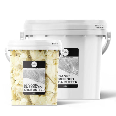 Orku Organic Unrefined Shea Butter Tub Raw African Karite Chunks