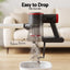 Devanti 3-in-1 Corded Stick Vacuum Cleaner, 16000Pa Strong Suction, Red