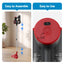 Devanti 3-in-1 Corded Stick Vacuum Cleaner, 16000Pa Strong Suction, Red