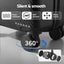 Wanderlite 20" Luggage Suitcase Front Pocket Travel Carry On TSA Black