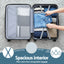 Wanderlite 28" Luggage Suitcase Trolley Travel TSA Lightweight Hard Case Teal