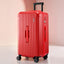 Wanderlite 28" Trunk Luggage Suitcase Travel 5 Wheels Type-C Port TSA Red