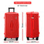 Wanderlite 28" Trunk Luggage Suitcase Travel 5 Wheels Type-C Port TSA Red